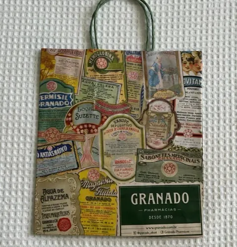 embalagem presente granado
