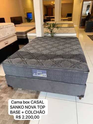 Cama box Casal NOVO DOSS TOP - ENTREGO