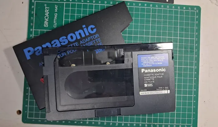 Adaptador para fita vhs-c - Funcionando perfeitamente