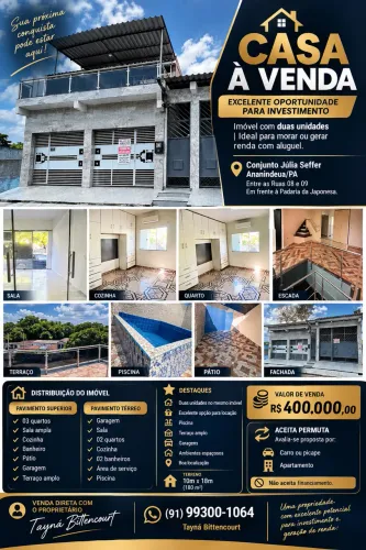 Vendo excelente casa ? no Júlia seffer