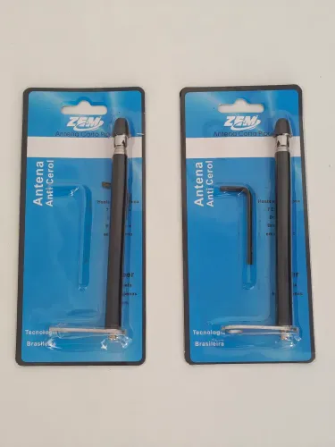 Kit Antena Corta Pipa Inox Novo