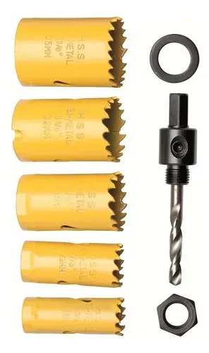 Jogo Serras Copo Bimetal Eda 9jp C/ 7 Peças