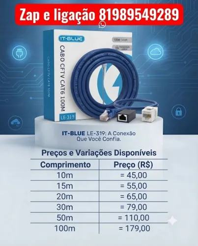 Cabo de rede cat6