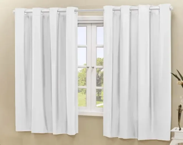 Cortina Blackout Lisa Slim Branca 1,60 x 1,20