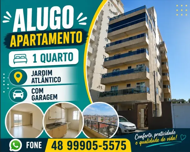 ALUGUEL ANUAL APARTAMENTO 1 QUARTO DORMITÓRIO FLORIANÓPOLIS CONTINENTE DIRETO PROPRIETÁRIO