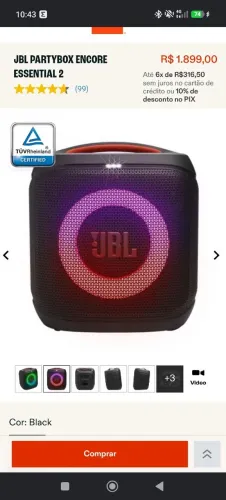 JBL essencial 2 lacrada