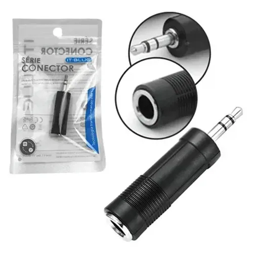 Adaptador P2 Para Microfone P10 - AOWEIXUN