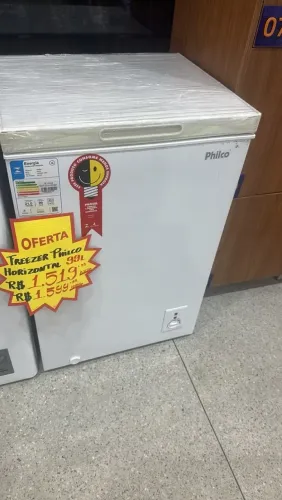 FREEZER PHILCO HORIZONTAL 99LITROS PFH105B 220V