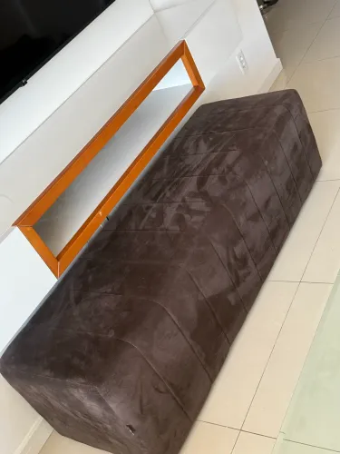 Banco decorativo tipo pufe