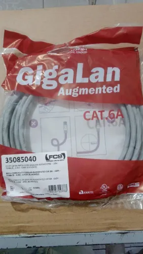 PATCH CORD FURUKAWA F/UTP CAT6A 3.0MT -codigo  35085040<br>GIGALANSZH Blindado (Cinza)