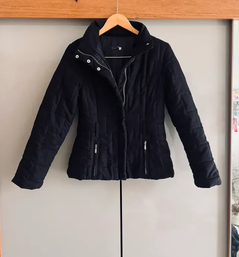 Jaqueta de frio em matelassê