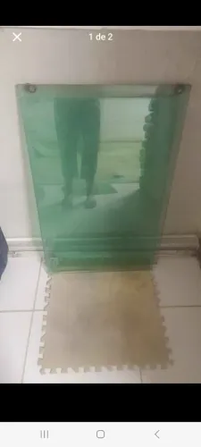 Janela de vidro + moduras
