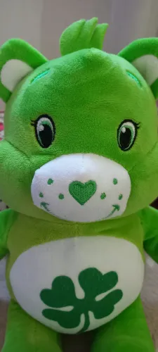 Ursinho Carinhoso Verde da Sorte