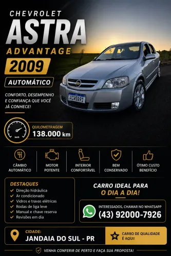 Chevrolet Astra Sed.advan. 2.0 8V MPFI Flexp. Aut. 2009