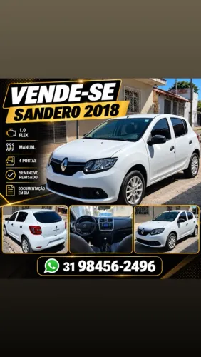 Renault Sandero Authentique Flex 1.0 12V 5P 2018