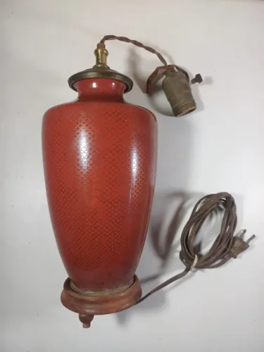 Abajur em Cloisonné antigo para restauro 