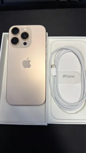 Iphone 16 pro titanium completo c/ garantia