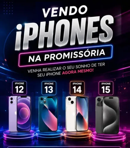 Venda de Iphone na promissória. Pagamentos semanais