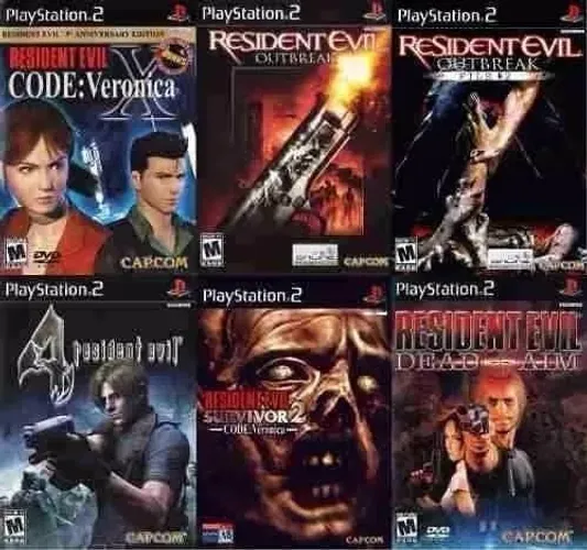 Coleção resident evil PS2 