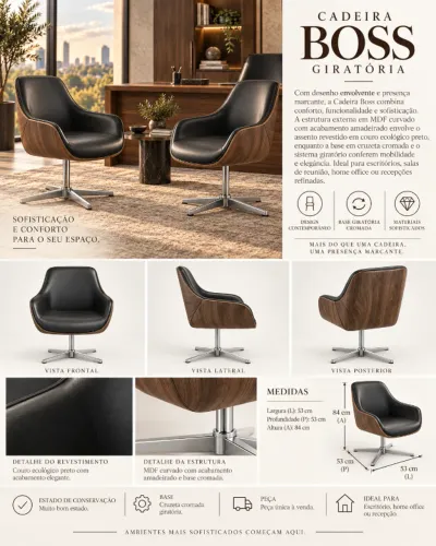 Cadeira Giratória BOSS