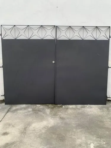 portão completo garagem