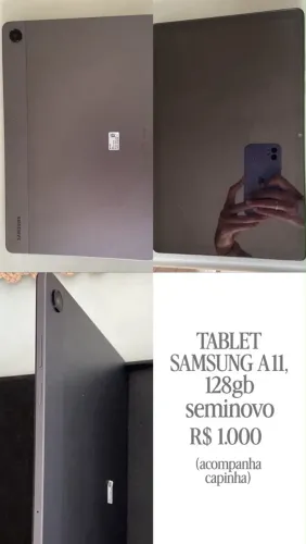 TABLET SEMINOVO! Sem marcas de uso.