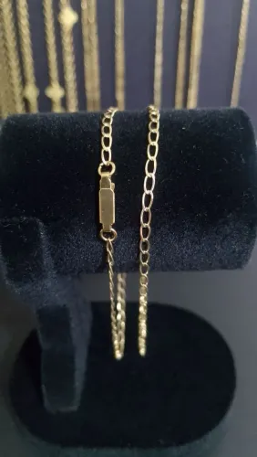Pulseira Moeda Antiga Elo Laminado 2,6 mm