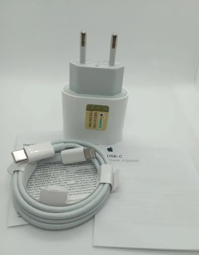 Carregador iPhone original completo