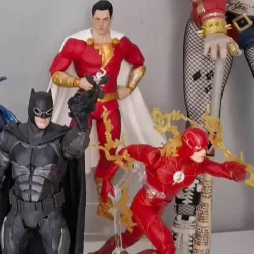 Flash, batman, Shazam DcMultiverse. Harley 1/4 Crazy Toys