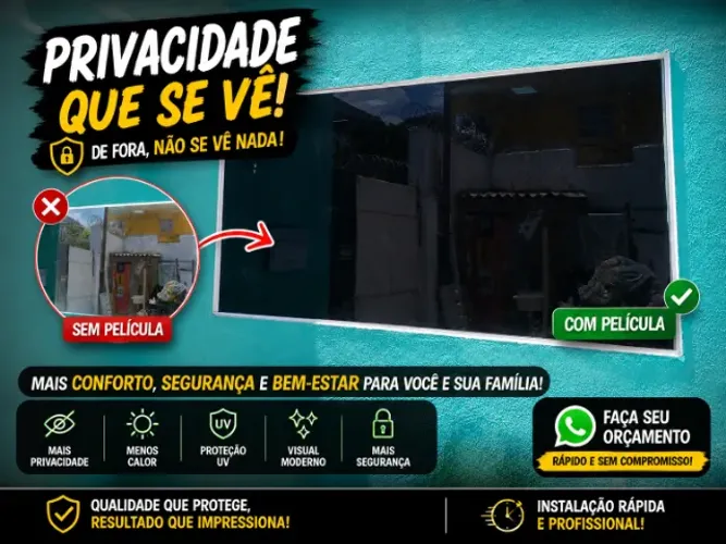 Película fumê, Chega de Se Sentir Exposto Dentro da Própria Casa