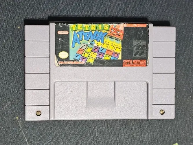 Tetris Attack original - Super Nintendo - Playtronic - funcionando