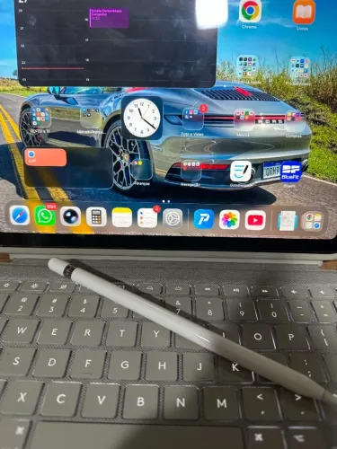 Ipad 10 completo com capa e teclado e Apple Pencil