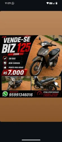 Vende moto biz 125 2008