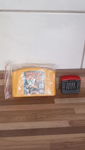Kit Nintendo 64 expansão pack e jogo donkey Kong 64 originais funcionando