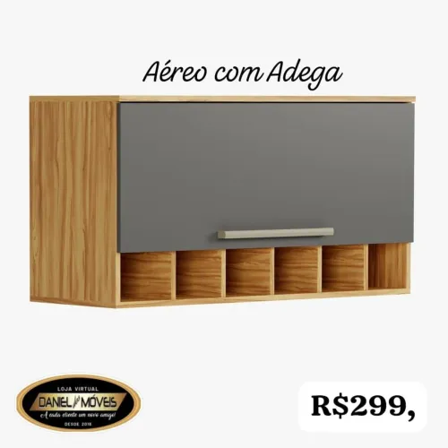 Armário Aéreo com Adega