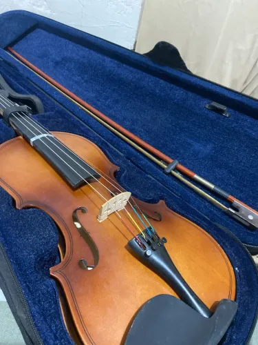 Violino 4/4 (USADO ) com arco, espaleira e estojo case (sem breu)