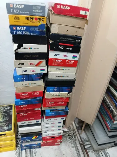 50 fitas vhs gravação caseira