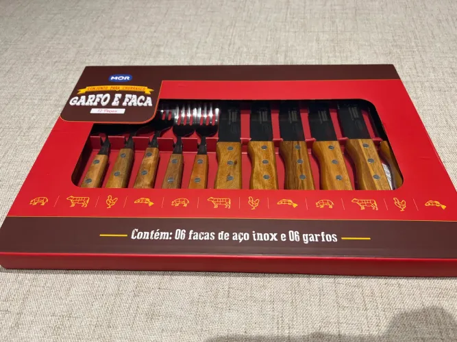 Conjunto para churrasco