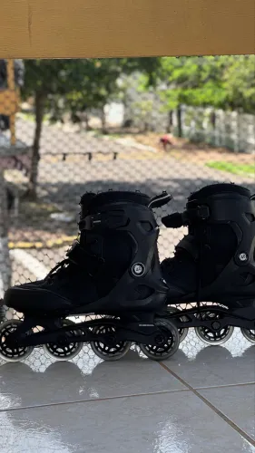Roller/patins Oxelo fit 100 + capacete