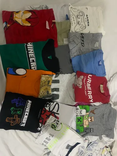 Lote 15 camisetas TAM 10