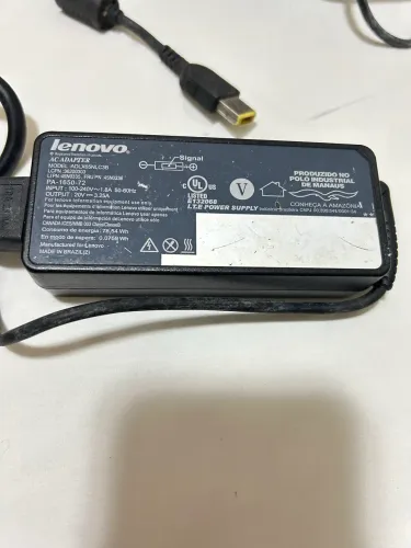 fonte carregador lenovo original 20v 3.25a