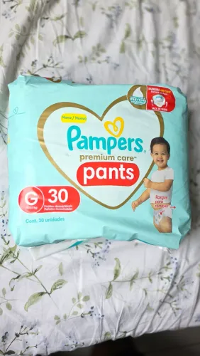 Fraldas Pampers premium G