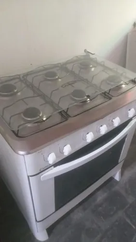 Fogão Branco Esmaltec 6 Bocas e Forno - Apenas 350 Reais