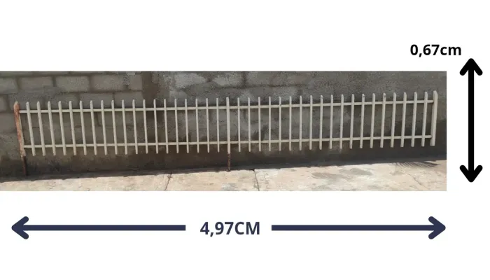 Grade de metal (½ Muro - Usada)