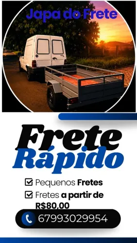 Fretes e pequenas mudanças