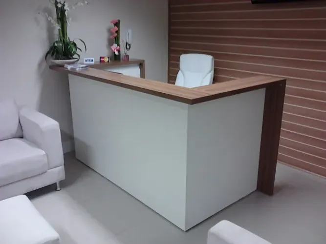 Balcão para recepção ou loja em MDF