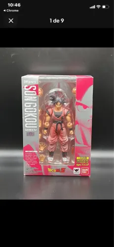 SHFiguarts Goku kaiohken exclusivo de aniversário de 10 anos tamashination