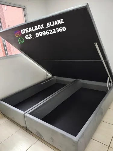 Box baú super king 193×203 / Praticidade e Organizando em um só Produto...