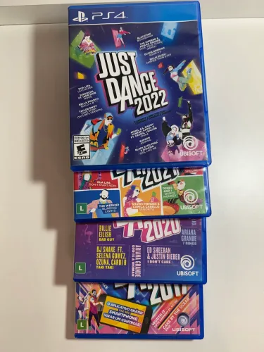 KIT 4 Just Dance (2017, 2020, 2021 e 2022)