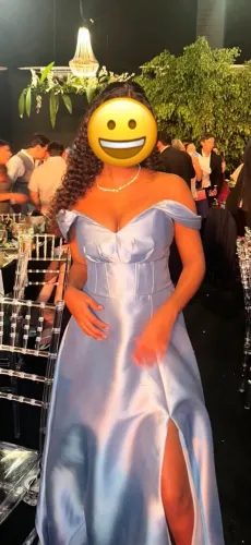 Vestido de Festa Azul Serenity Tam M